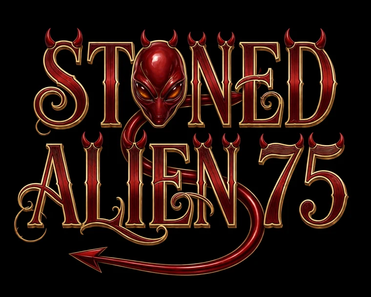 Stoned Alien 75 devil logo